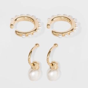 BaubleBar cuff earrings set of 2